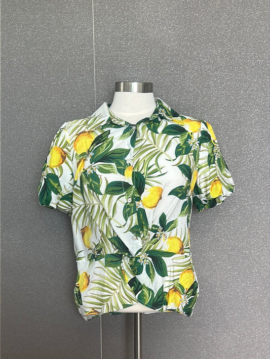 Lemon Crop Top