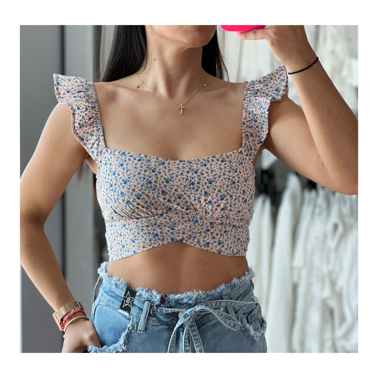 Floral Crop Top