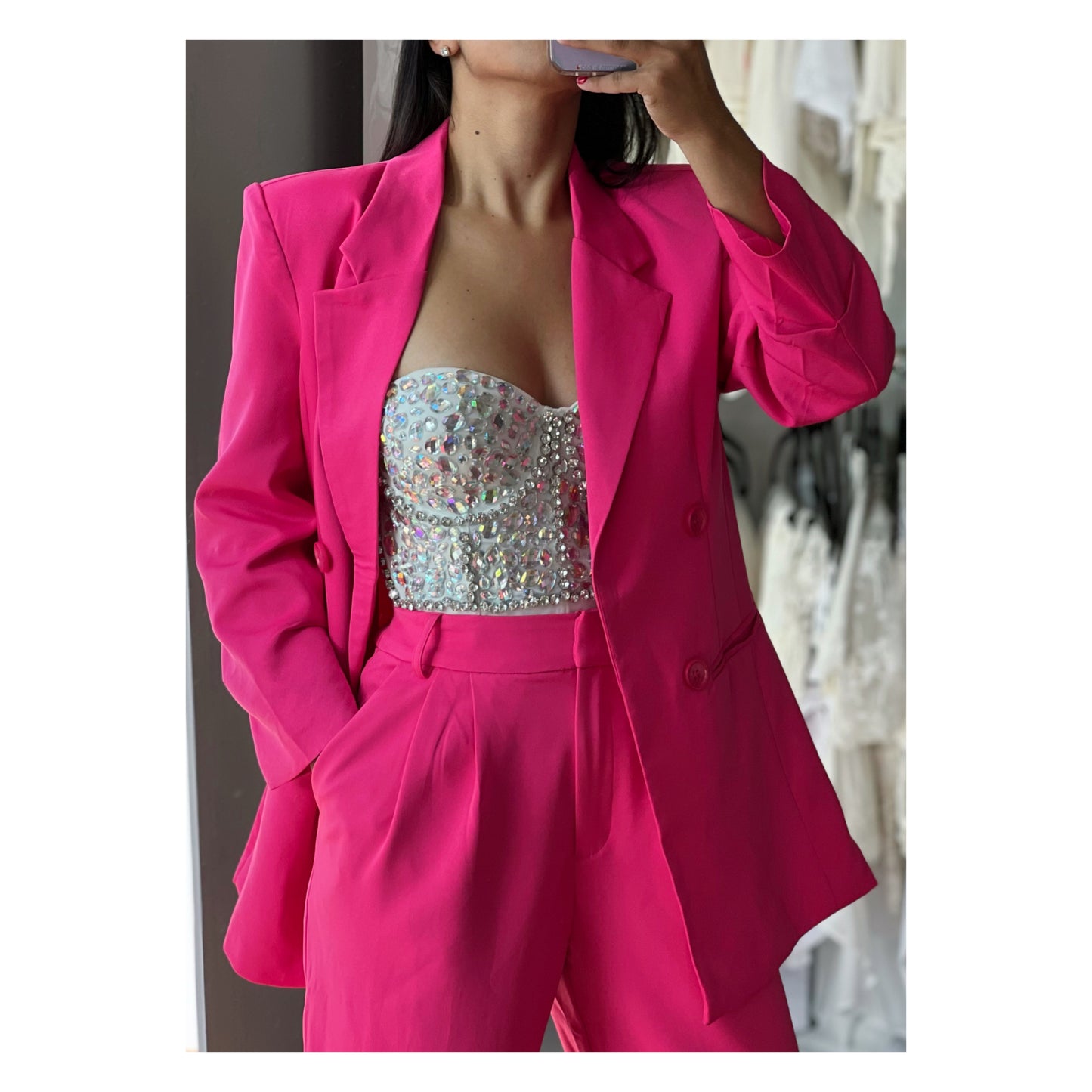 Bright Pink Blazer