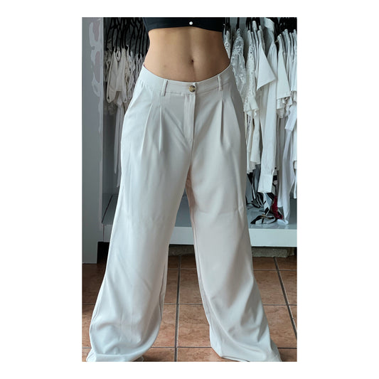 Oatmeal Flowy Pants