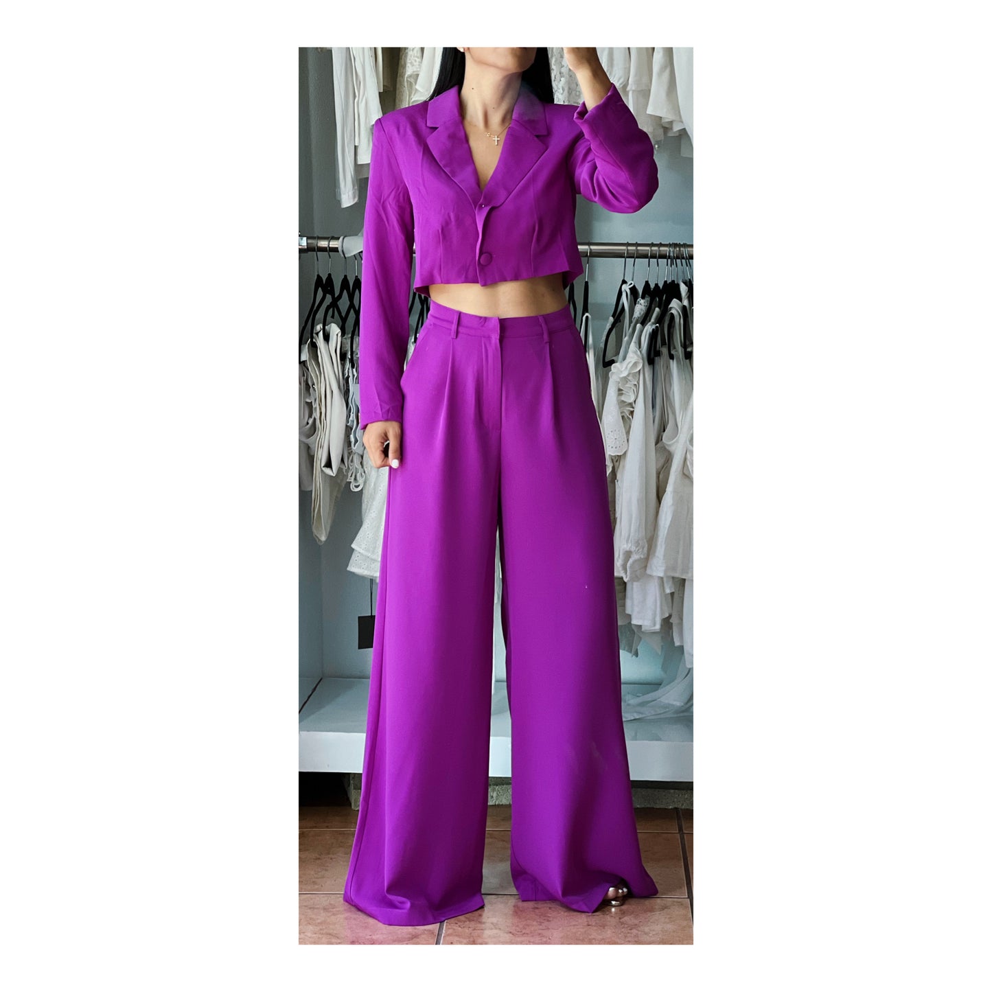 Violet Short Blazer