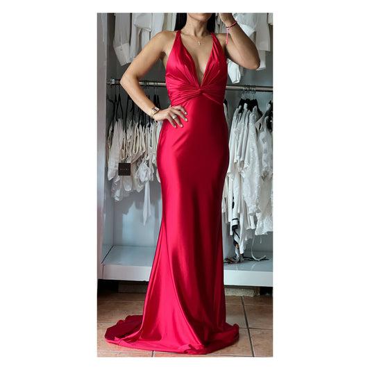 Deep V Neck Mermaid Dress