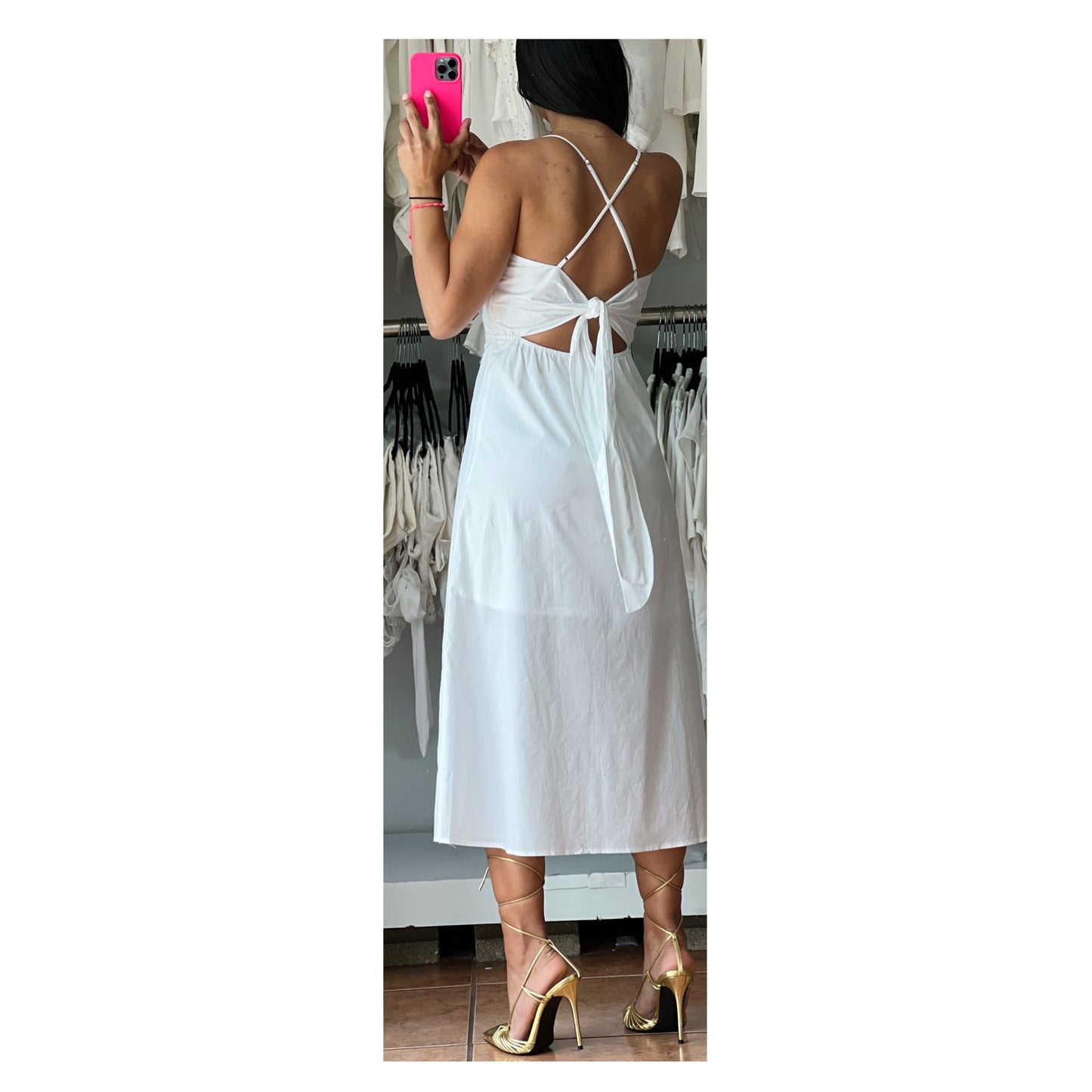 White Midi Dress