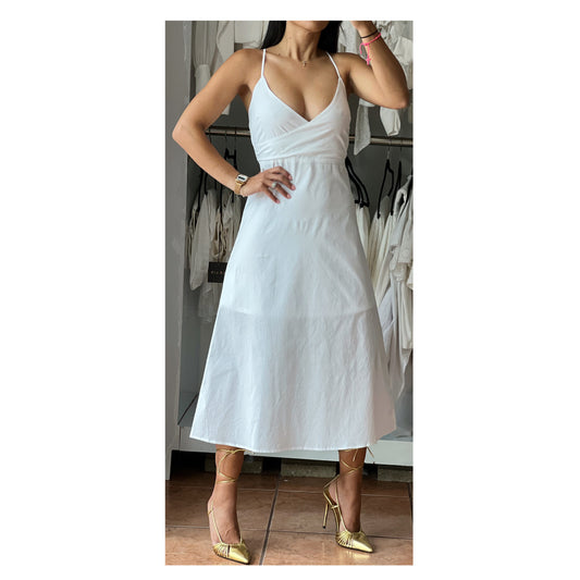 White Midi Dress